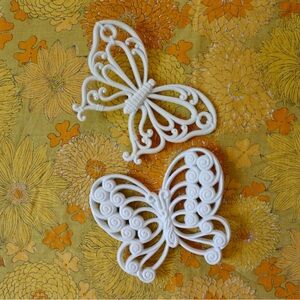 VTG 1970’s Butterfly Wall Art